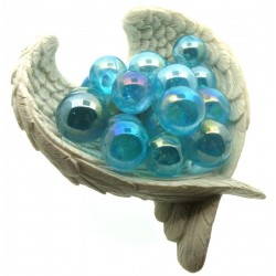 Aqua Aura Quartz Gemstone Sphere 18mm to 20mm