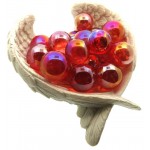 Ruby Aura Quartz Gemstone Sphere 18mm to 20mm