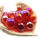 Ruby Aura Quartz Gemstone Sphere 18mm to 20mm
