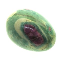 Ruby in Fuchsite Gemstone Carved Egg 05