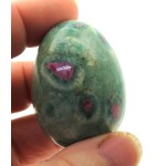 Ruby in Fuchsite Gemstone Carved Egg 05