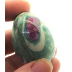 Ruby in Fuchsite Gemstone Carved Egg 05