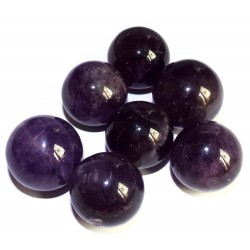 Amethyst Gemstone Sphere 21mm