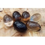 Smoky Quartz Shiva Gemstone Egg 33-36mm