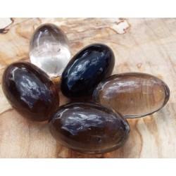 Smoky Quartz Shiva Gemstone Egg 36-40mm