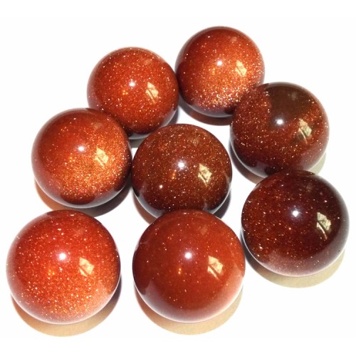 Goldstone Gemstone Sphere 24mm
