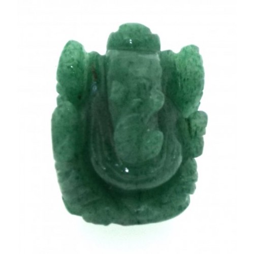 Green Aventurine Carved Ganesha Design 2