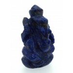 Lapis Lazuli Carved Ganesha Design 1