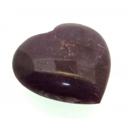 Indian Ruby Gemstone Carved Heart 08