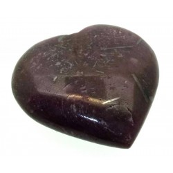 Indian Ruby Gemstone Carved Heart 11