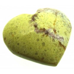 Green Opal Gemstone Carved Heart 01