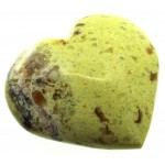 Green Opal Gemstone Carved Heart 01