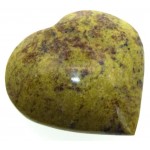 Green Opal Gemstone Carved Heart 02