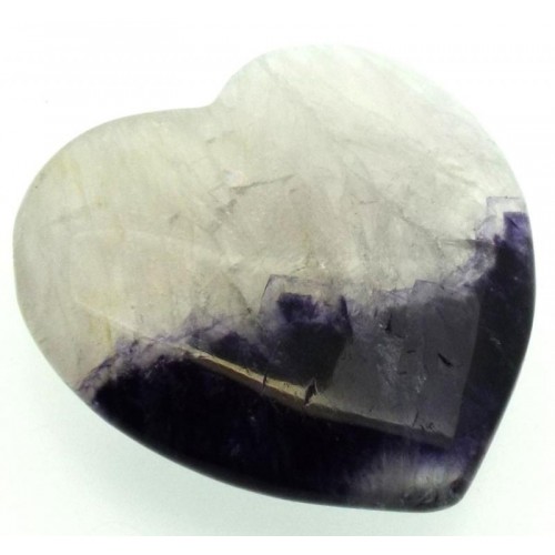 Blue John Gemstone Carved Heart 04