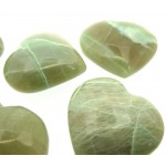 Garnierite Gemstone Carved Heart