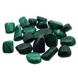 50gms Malachite Tumbled Gemstones