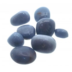 50gms Angelite Tumbled Gemstones