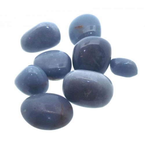 50gms Angelite Tumbled Gemstones