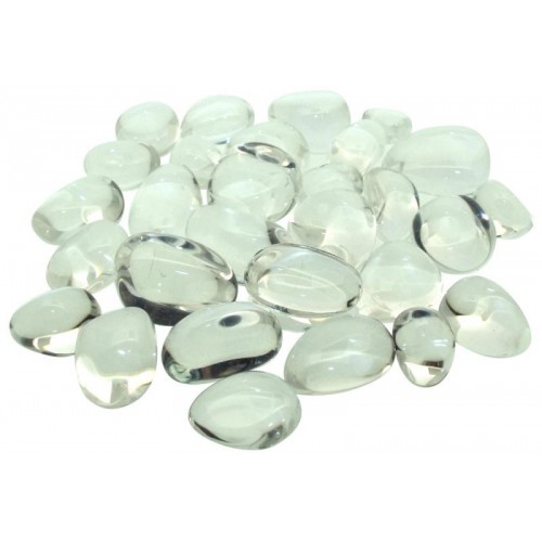 100gms AAA Clear Quartz Tumbled Gemstones