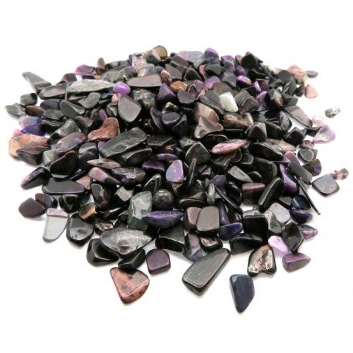 100gms Small  Sugilite Sand Tumbled Gemstone Chips