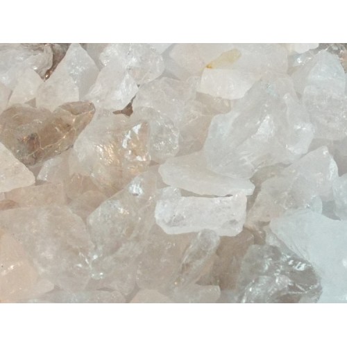 500gms Mixed Raw Quartz Gemstones