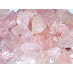 250gms Raw Jelly Rose Quartz Gemstones