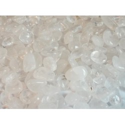 250gms Clear Quartz Tumbled Gemstones