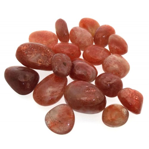 50gms Sunstone Tumbled Gemstones