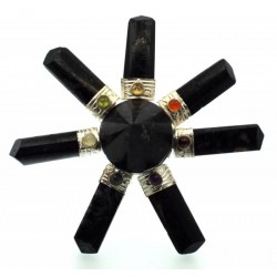 Black Tourmaline Chakra Energy Generator Star