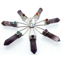 Amethyst Chakra Energy Generator Grid Star