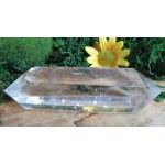 Tibetan Clear Quartz Gemstone Double Terminated Wand 04