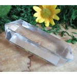 Tibetan Clear Quartz Gemstone Double Terminated Wand 08