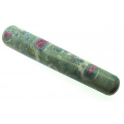 Large Ruby in Fuchsite Massage Wand 01