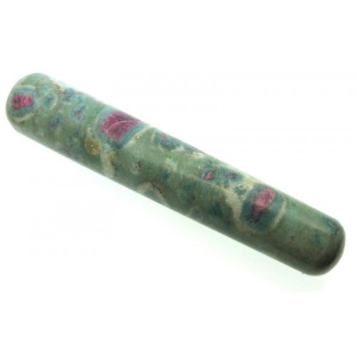 Large Ruby in Fuchsite Massage Wand 01