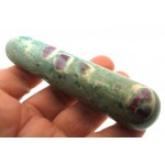 Large Ruby in Fuchsite Massage Wand 02