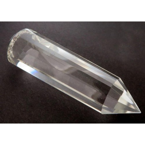 Chunky 80mm Long Clear Quartz Gemstone Massage Wand