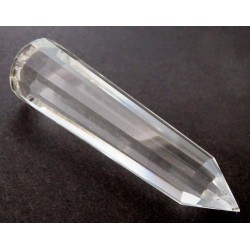 75mm Long Clear Quartz Gemstone Massage Wand