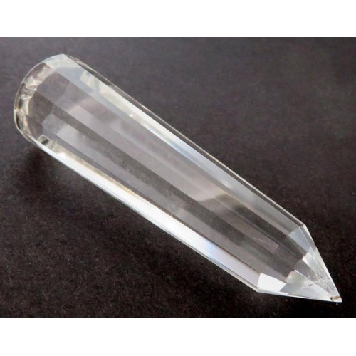 75mm Long Clear Quartz Gemstone Massage Wand