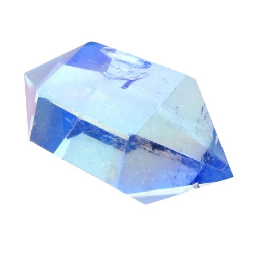 Aqua Aura Quartz Double Terminated Point 06