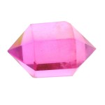 Rose Aura Quartz Double Terminated Point 02