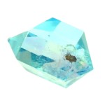 Aqua Aura Quartz Double Terminated Point 07