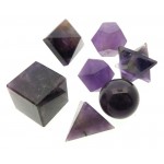 Amethyst Gemstone Sacred Geometric Set