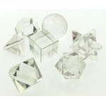 Clear Quartz Gemstone Sacred Geometric Set