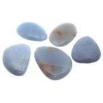 1 x Angelite Small Tumbled Palmstone