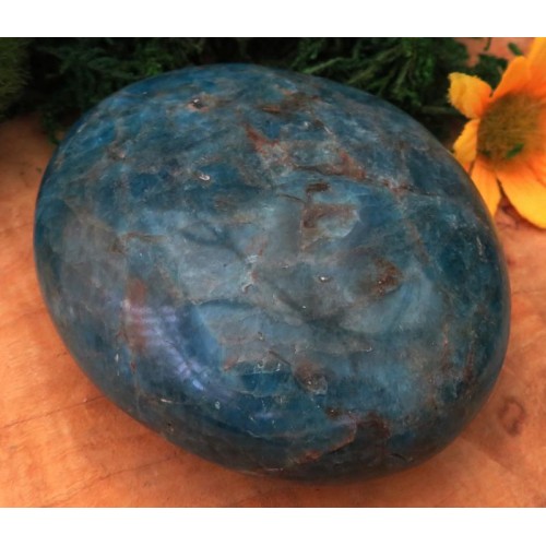 Large Apatite Gemstone Palmstone 06