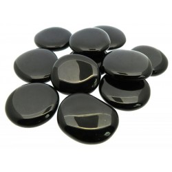 Black Obsidian Gemstone Palmstone