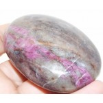 Ruby In Feldspar Palmstone Pebble 7