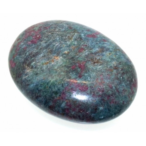 Ruby In Kyanite Palmstone Pebble 01