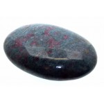 Ruby In Kyanite Palmstone Pebble 07