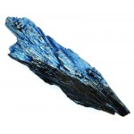 Kyanite Gemstone Peacock Aura Coated Fan 07